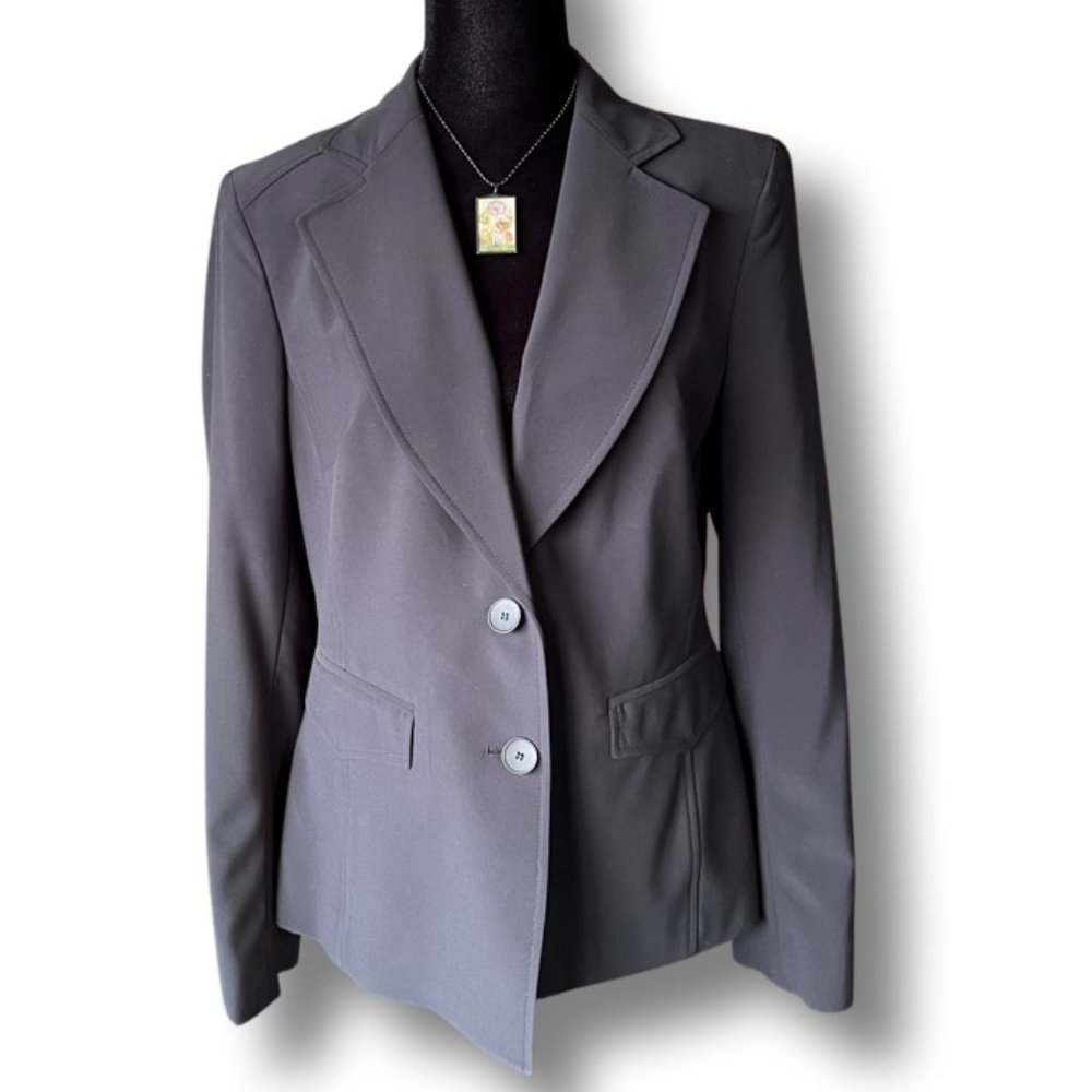 Anne Klein Black Stretch Blazer